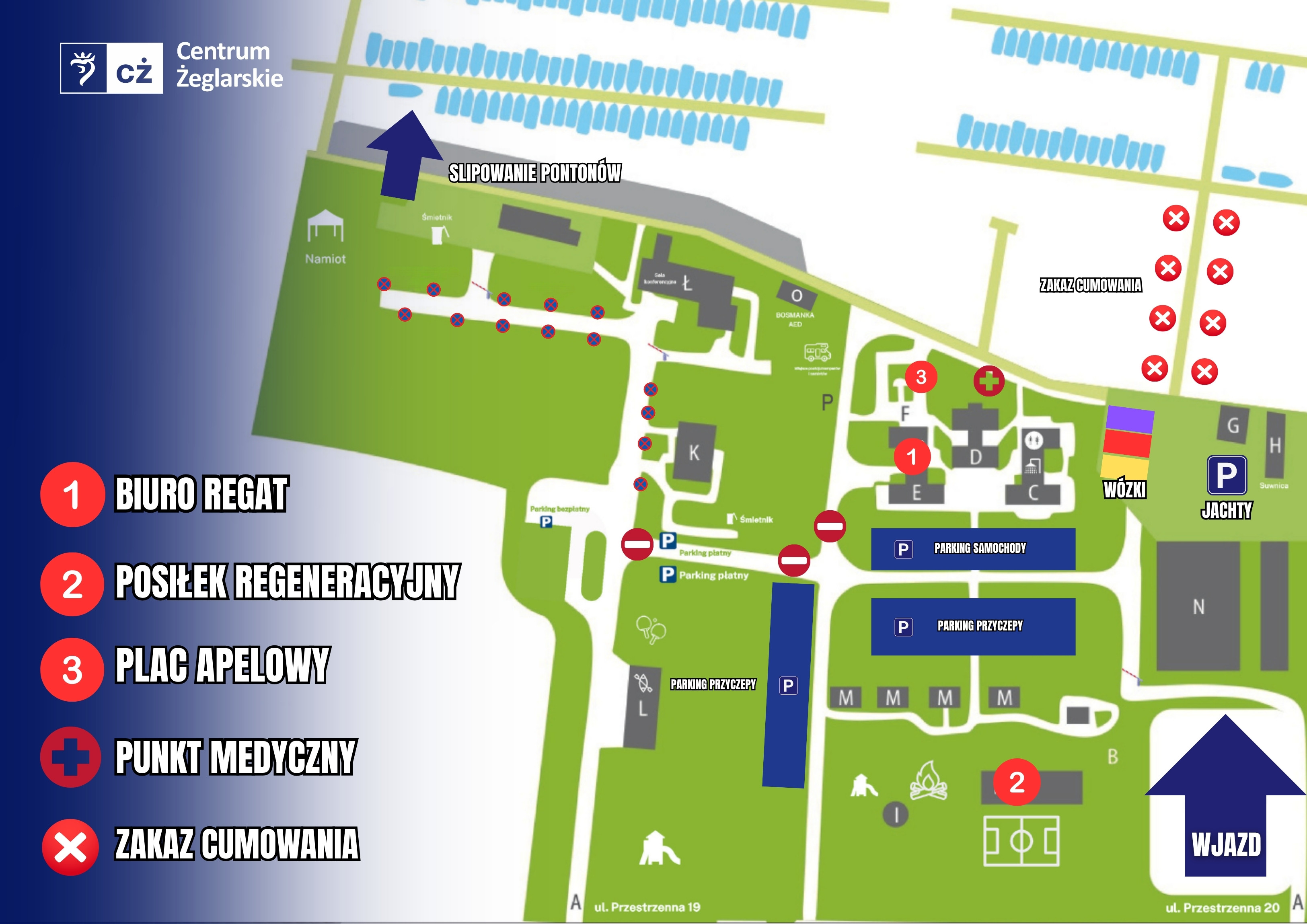 ILCA Mapa terenu