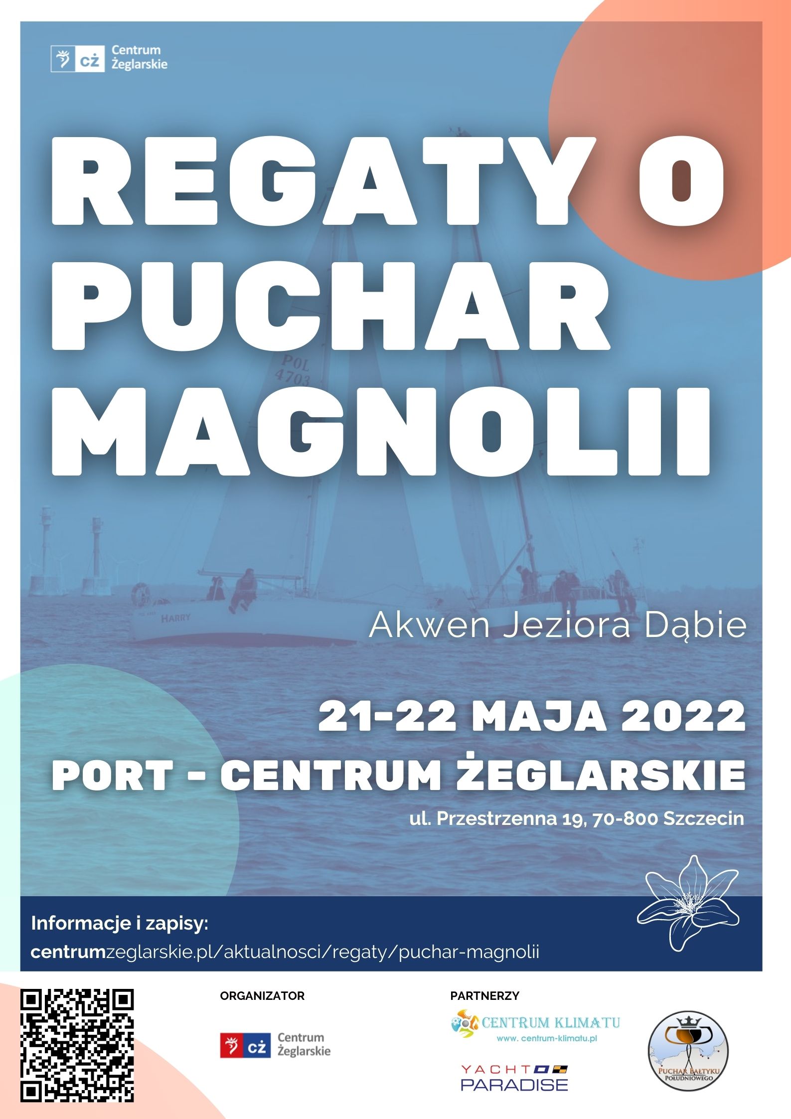 Regaty o Puchar Magnolii 2022 plakat